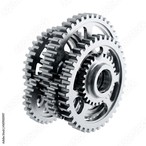 gears on white background