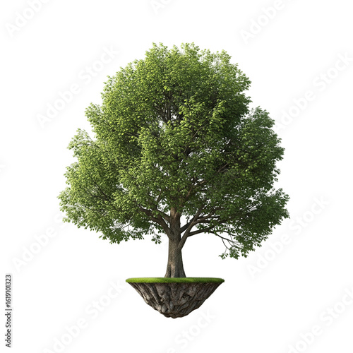 tree on white background