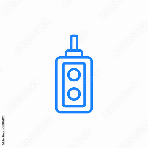 device two buttons icon sign vector