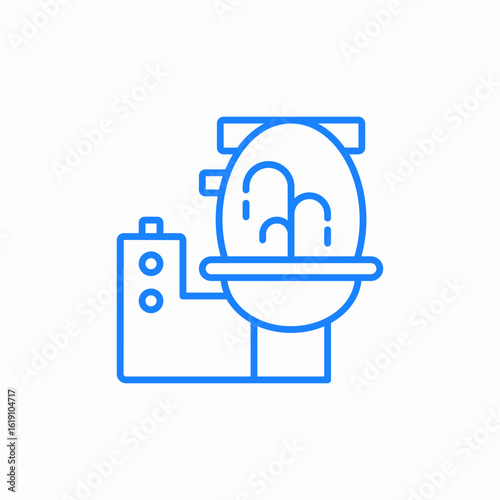 japanese toilet icon sign vector