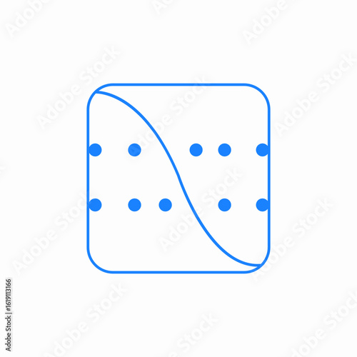 grid mode guides camera editor icon sign vector