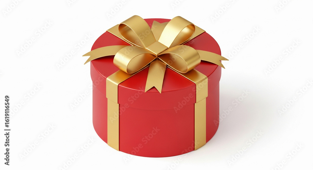 Obraz premium red gift box