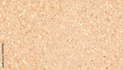 Cork Board Texture Background with Fine Grain Pattern Detail in Neutral Beige and Brown