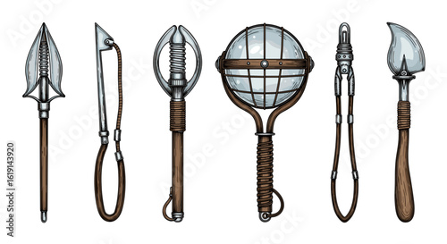 Steampunk Weaponry: An array of fanciful and imaginative device inventions