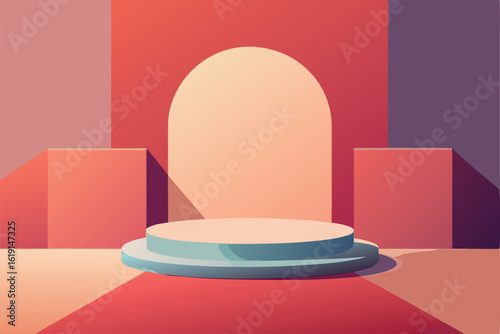 vector illustration of a mirror