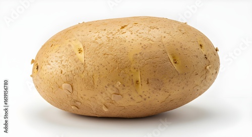 Potato isolated on white background.