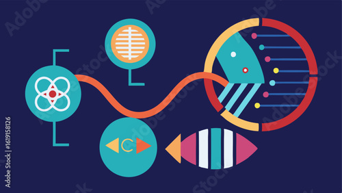 CRISPR Model A simplified illustration of the CRISPRCas9 complex showing the guide RNA and Cas9 enzyme emphasizing its role in targeting specific genes.