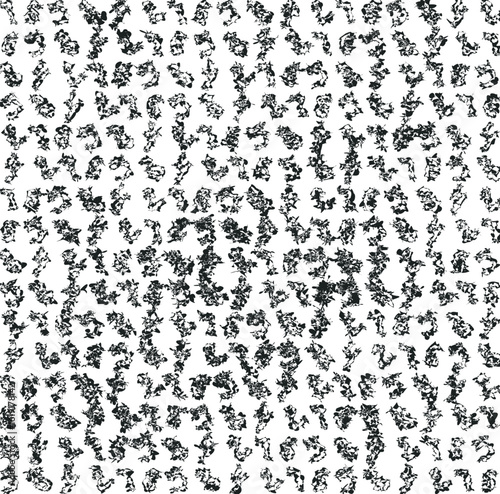 Texture in the form of distorted dirty spots or some prints.