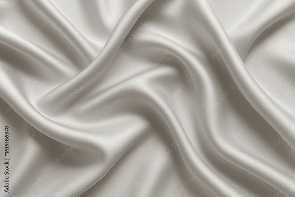 Obraz premium Soft flowing draped fabric with subtle light and shadow