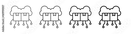 Digital Product Multi Style Icon Set Vector Collection