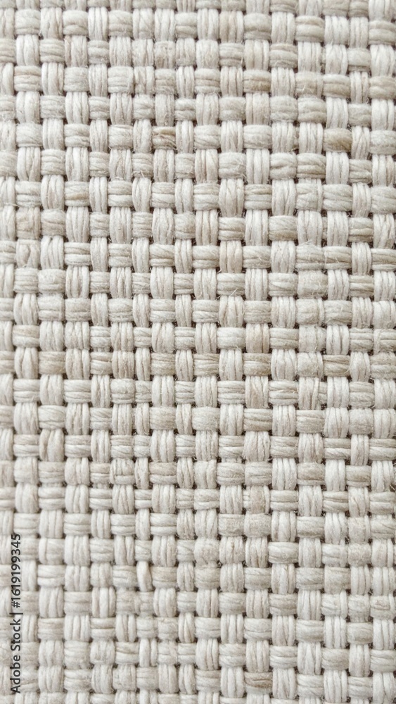 Close Up View of Woven Beige Fabric Texture with a Detailed Pattern for a Neutral Background Close Up View of Woven Beige Fabric Texture with a Detailed Pattern for a Neutral Background