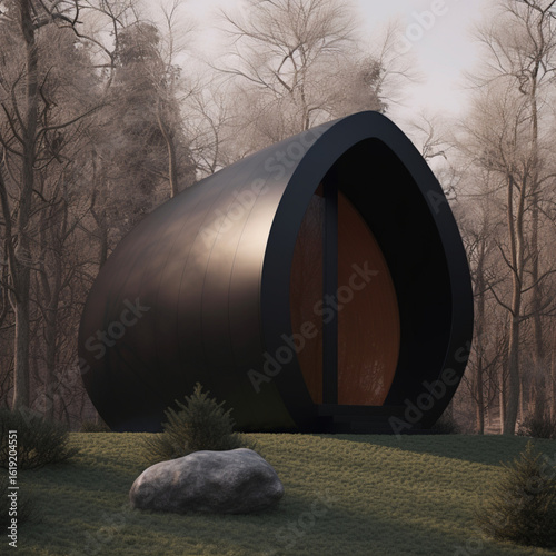 Generative Ai Illustration. Architecture. High quality photo