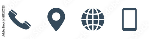 Call, location, website, phone icons for contact.