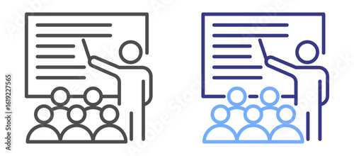 Presentation skills icon color