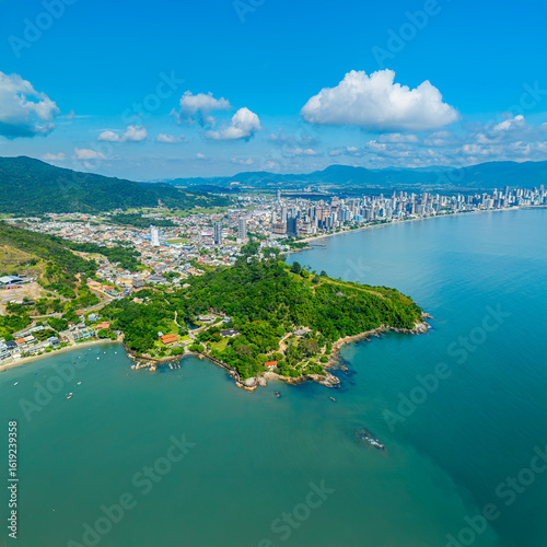 Fototapeta Naklejka Na Ścianę i Meble -  aerial view of rio de porto belo