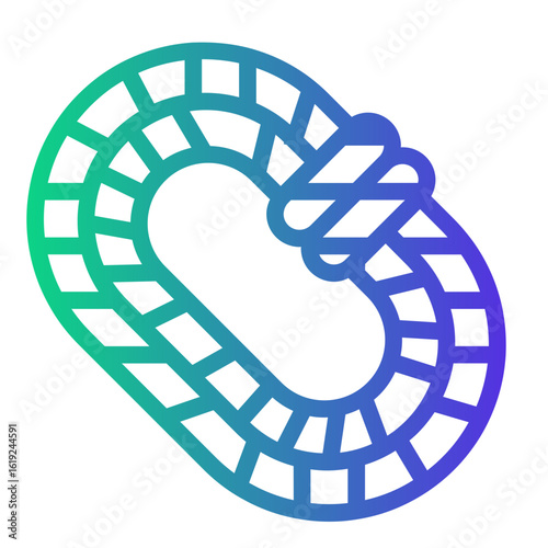 rope Line Gradient Icon
