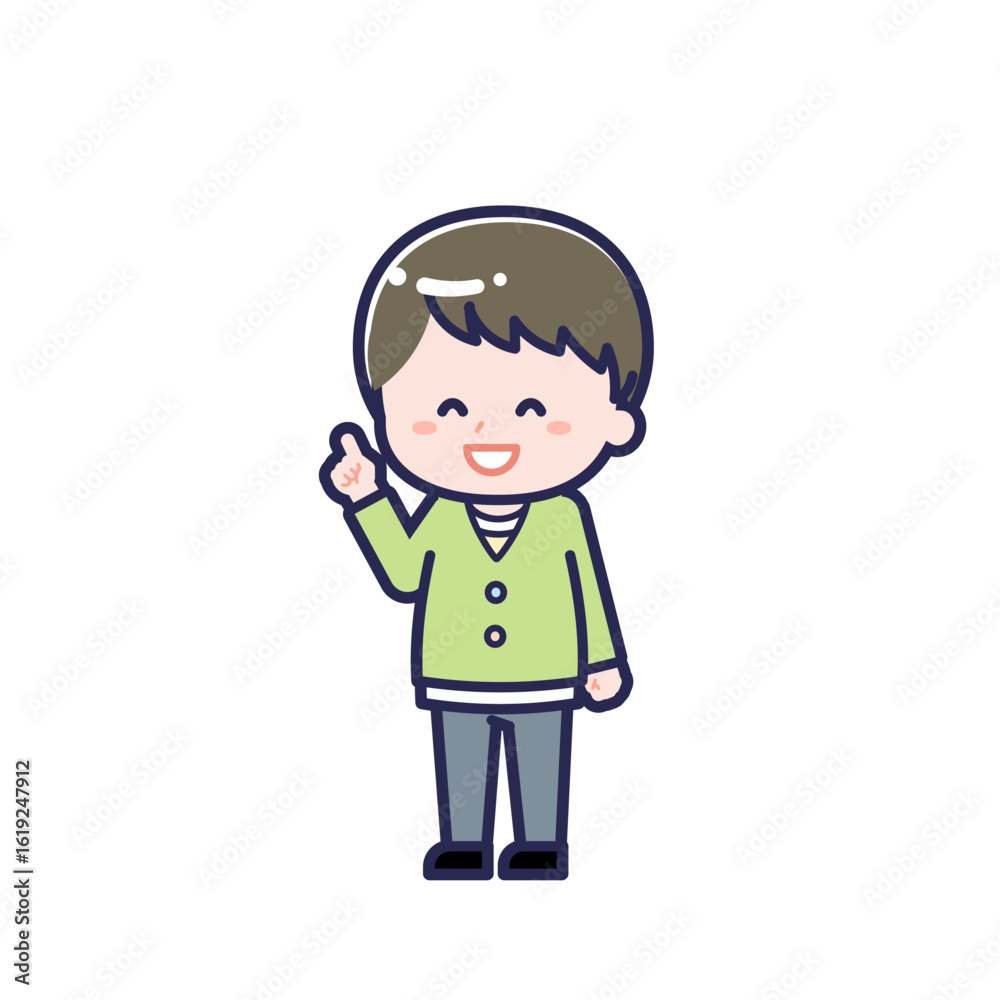 私服のこども/ななめ/男の子 13 私服のこども/ななめ/男の子 13