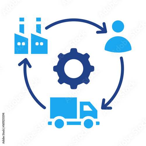 Supply Chain Icon