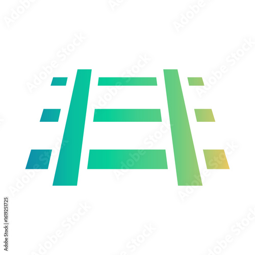 railroad Gradient icon
