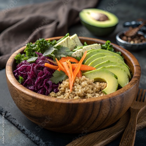 Nutritious Superfood Bowl for Balanced Healthy Eating
