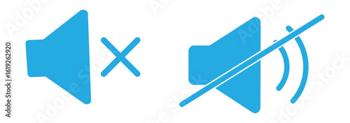 mute sound speaker volume icon , black and white ,speaker icon set