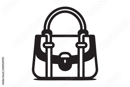 Carpetbag icon Simple illustration of carpetbag vector icon for web