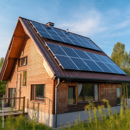 Generative ai illustration. Green energy. High quality illustration