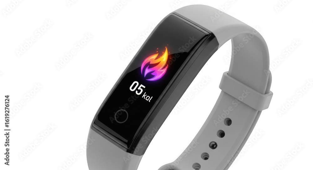Fototapeta premium Fitness Tracker Smart Band PNG Digital Health Monitor Activity Tracker PNG