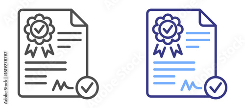 Accreditation icon color