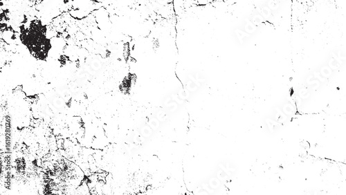 Distressed Grunge Black White Wall Texture Background
