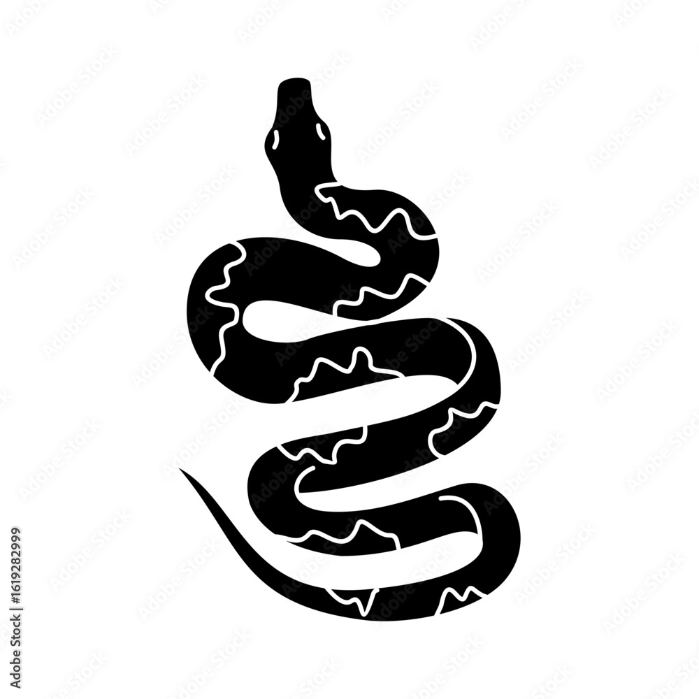 Fototapeta premium Python Icon Vector