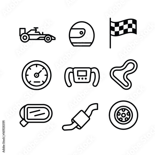 Related to formula one racing car and pitstop