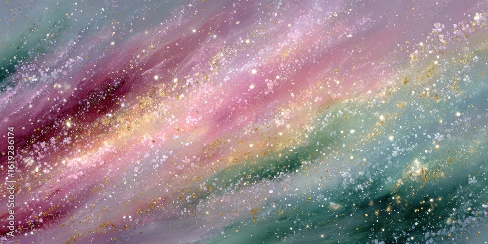 Fototapeta premium Premium Professional Cosmic Exploration with Comet Observation in Densely Packed Star Field for Inspiring Educational and Scientific Marketing Content