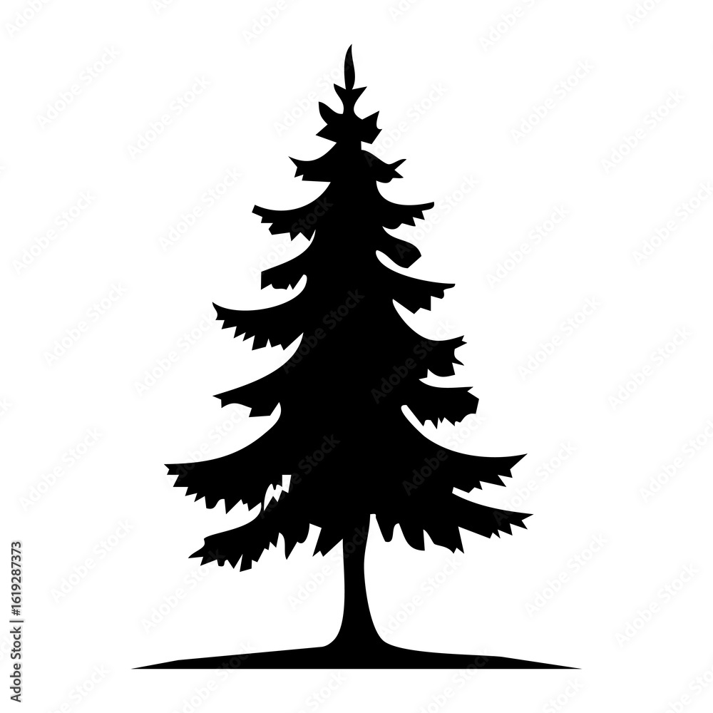 Obraz premium christmas tree vector
