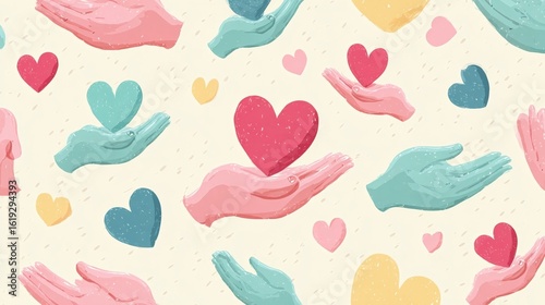 Two Hands Forming Hearts on Pure White Background Symbolizing Love Unity Connection and Affection