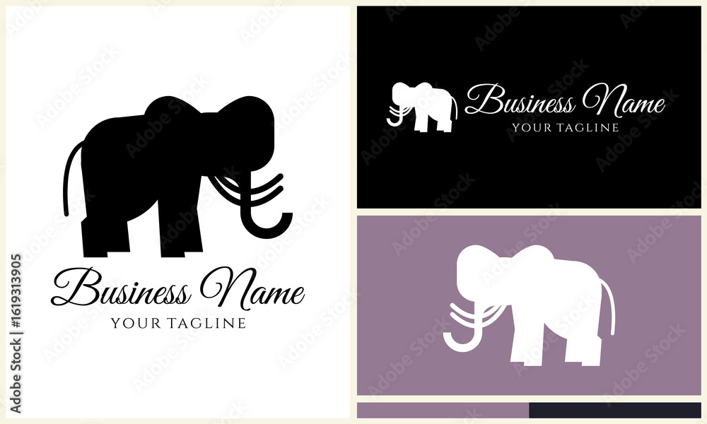 Fototapeta premium Elephant Logo Designs.