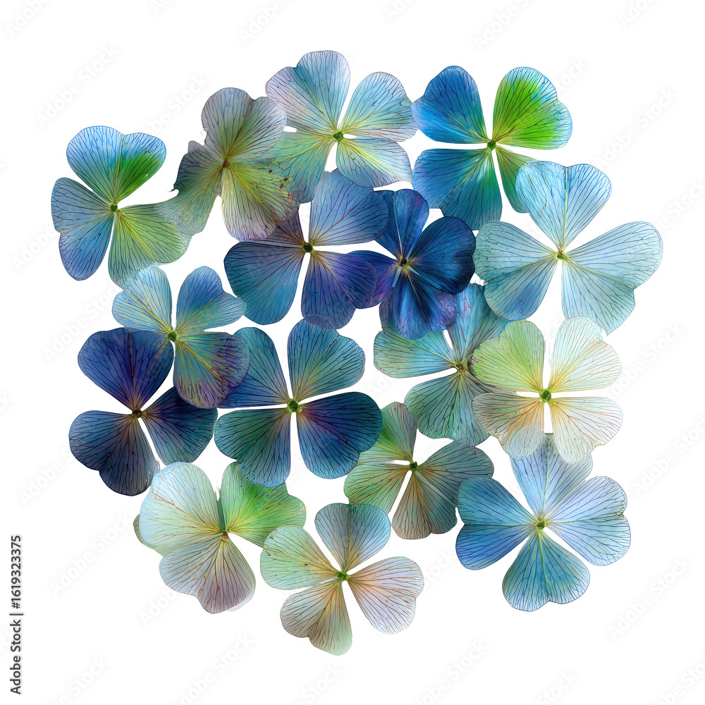 Fototapeta premium Floral cluster, vibrant petals