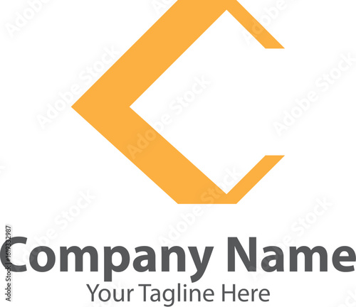 letter C geometric logo