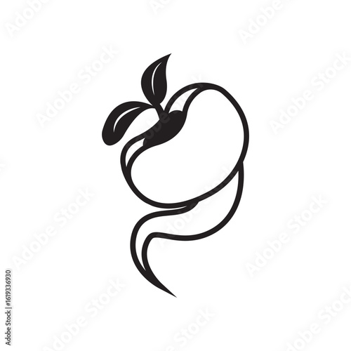 Seed sprouting icon set. sprout, planting, seeds germination and agriculture symbols. isolated vector images in simple style