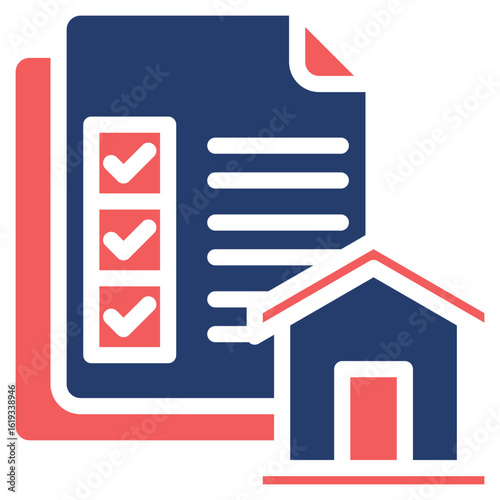 Estate Planning solid color icon