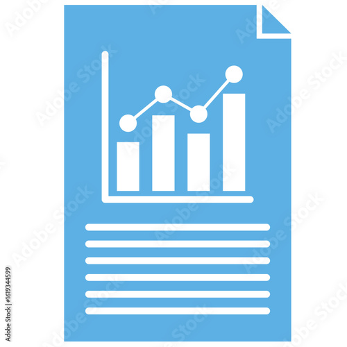 Descriptive statistic icon vector for data summarization and insights. Ideal for illustrating mean, median, mode, and data distribution concepts.