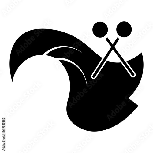 hair hutting Solid icon