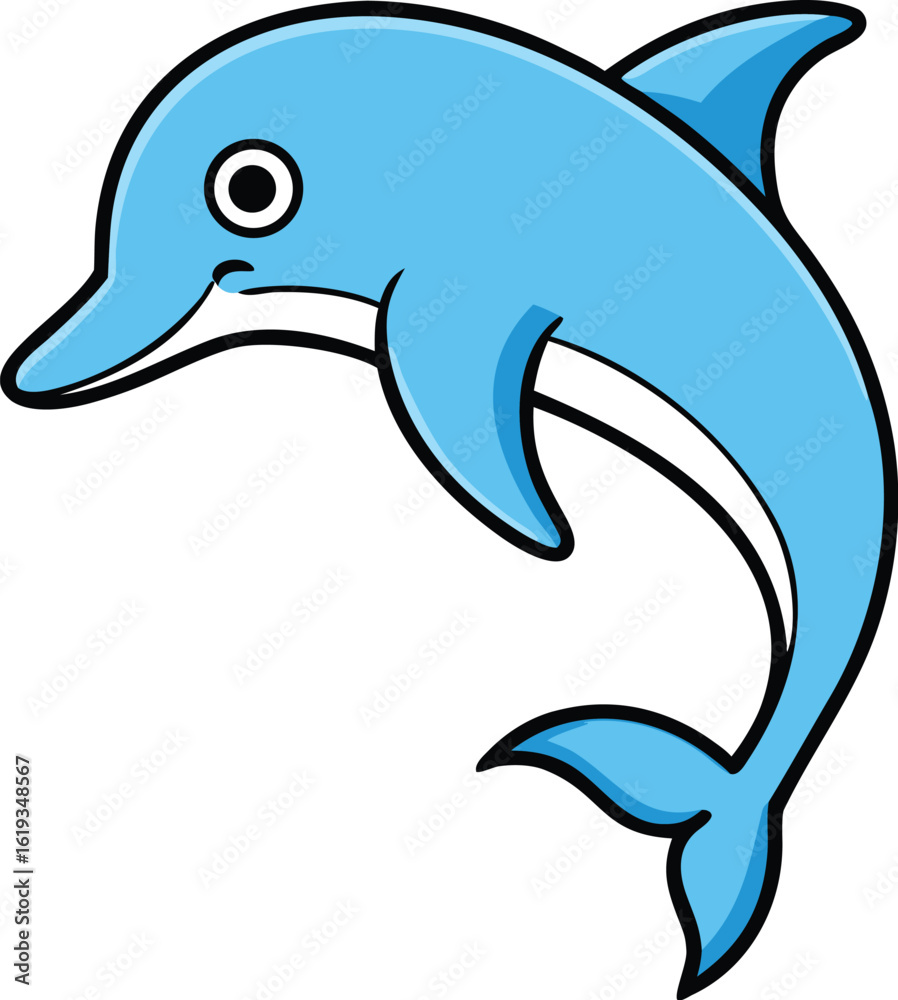 Obraz premium dolphin jumping out of water on transparent background