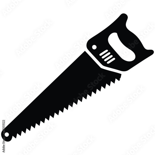 hand saw vector