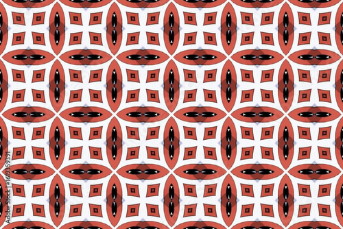 Seamless Fashion Graphic Cloth Texture Tile Luxury Fabric Wallpaper Template Digital Geometric Symmetric Decoration Endless Design Background Interior Visual Textile Art Perspective Shape Pattern.