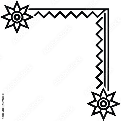 ethnic Mexican embroidery frame