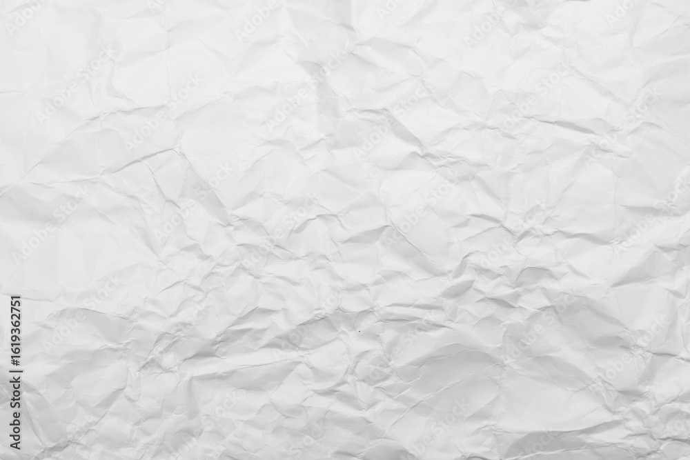 Obraz premium White Paper Texture background. Crumpled white paper abstract shape background with space paper recycle for text