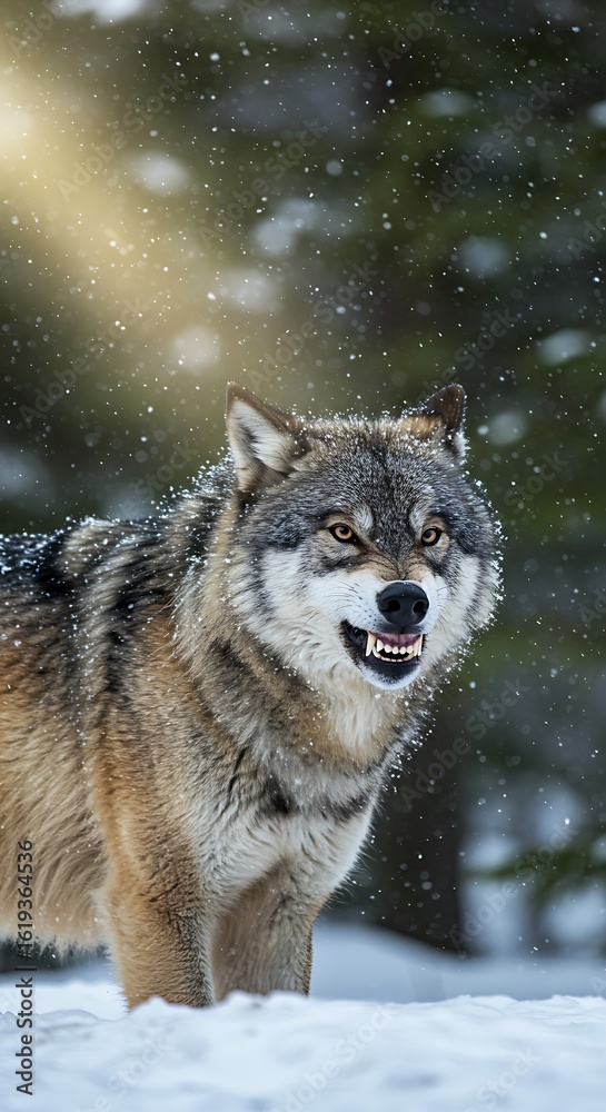 Obraz premium Winter's Fury