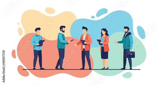 Diverse business team collaboration, ideal for website banners, presentations, or marketing materials.