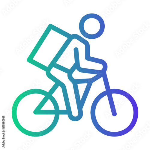 courier Line Gradient Icon